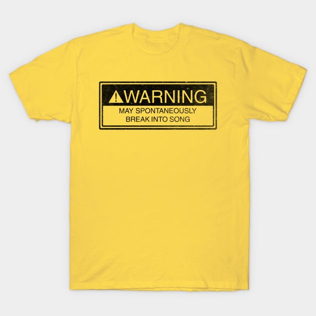 WARNING T-Shirt by NiroKnaan